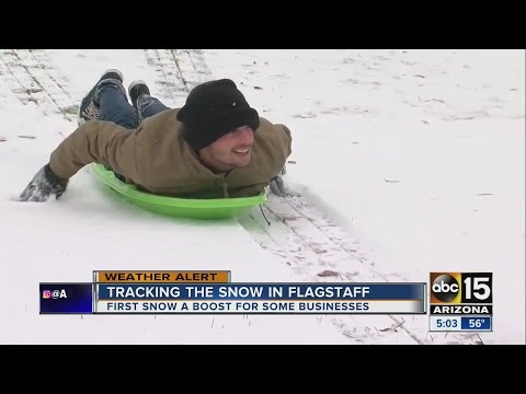 First major snowstorm a boon to some Flagstaff businesses