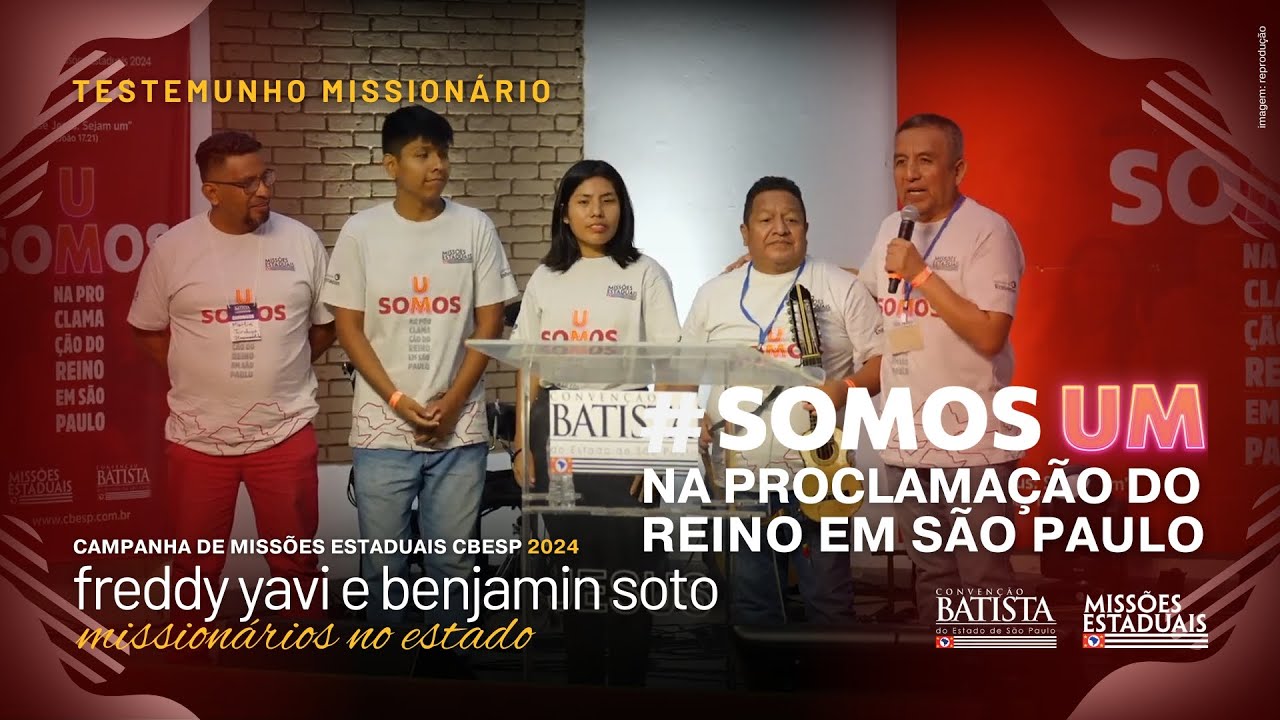 Benjamin e Freddy evangelizam hispanos por Missões CBESP | Convenção Batista do Estado de São Paulo