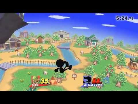 SSB4 Tobirama(G&W) vs C.P. T. (Sheik)