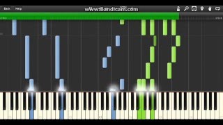 Kingdom Hearts - Fate of the Unknown (Piano) [Synthesia]