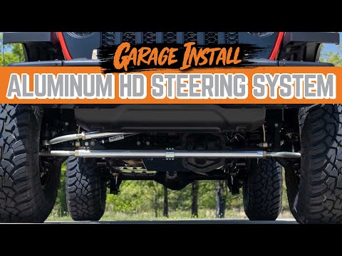 Aluminum HD Steering System Garage Install