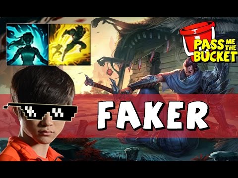 Faker as Yasuo vs Ahri MID - S5 Challenger SoloQ - League of Legends
