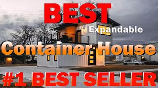 Download the video "Best Expandable Container House: SEQ Fully Equipped Double Story 2 Bedrooms Prefab 20ft (B0D5FFMBVB)"
