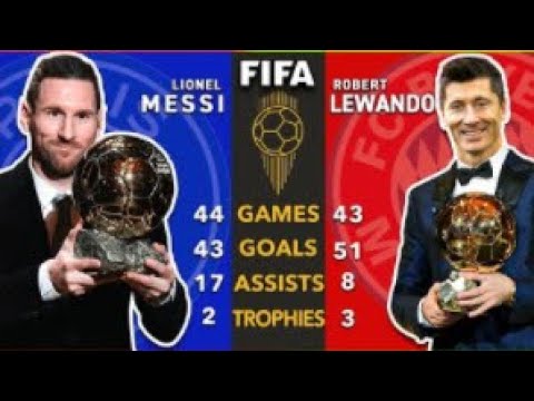 Ballon d'or 2021 WINNER Stats  Messi Vs Lewandowski #Ballond'OR2021#messi
