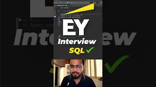 🤔 Most Asked EY Sql Interview Questions answers #ey  #sql #sqlinterviewquestionsandanswers