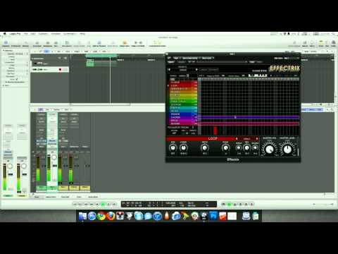 Logic Pro 9   How to use Effectrix in MIDI