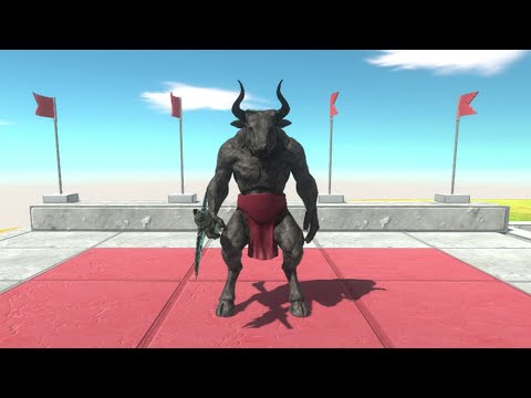 BLACK MINOTAUR DEATHRUN - Animal Revolt Battle Simulator