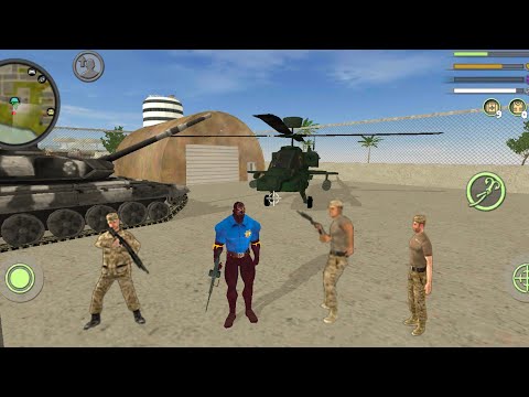 Panther Police Rope Hero Vice Town Crime Simulator #2 - Android Gameplay.