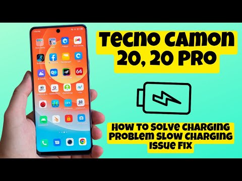 Tecno Camon 20, 20 Pro How to Solve Charging Problem Slow Charging Issue Fix