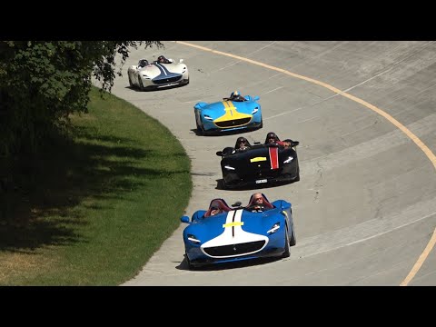 The LARGEST Ferrari Monza gathering in the world - 80x Ferrari Monza SP1 & SP2!