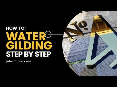 How to: Water Gilding step by step