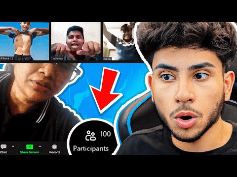 I Made My Viewers Raid This ZOOM CLASS