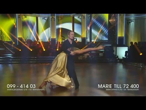 Marie Serneholt och Kristjan Lootus – slowfox och paso doble - Let’s Dance (TV4)
