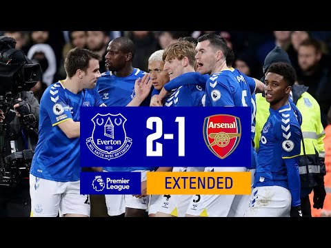 EXTENDED HIGHLIGHTS: EVERTON 2-1 ARSENAL