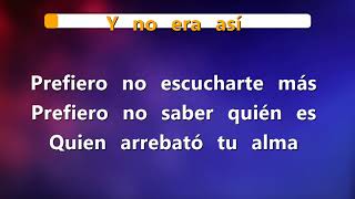 Karaoke Intocable  A Oscuras