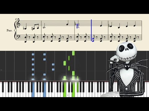 The Nightmare Before Christmas - This Is Halloween - Piano Tutorial + SHEETS