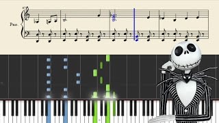 The Nightmare Before Christmas - This Is Halloween - Piano Tutorial + SHEETS