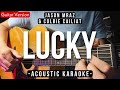 Lucky [Karaoke Acoustic] - Jason Mraz Ft. Colbie Cailiat [HQ Audio]