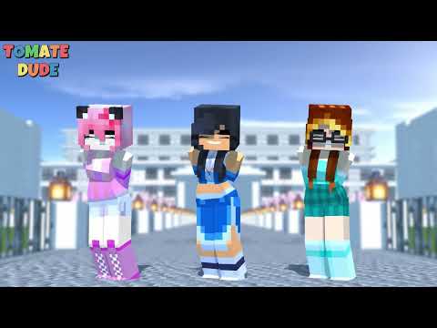 APHMAU FRIENDS  WEREWOLF DANCE CREW | CHICKEN WINGS MEME | GANGNAM STYLE | - Minecraft Animation