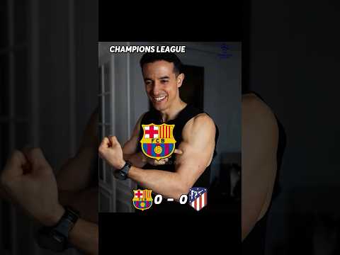 ¡El Atlético Acaba con el Sueño del Barça! 💔 #barcelona #atletico #championsleague