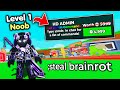 Starting Over As NOOB With ADMIN COMMANDS In Steal A Brainrot Roblox