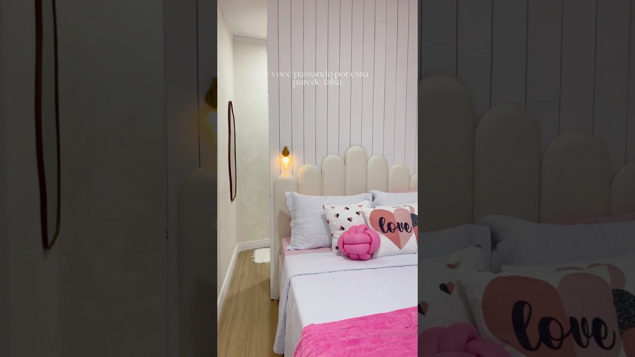 Oie vc achou em? 😍 transformei esse quarto inteirinho #reformaquarto#façavocêmesmo #reforma #diy