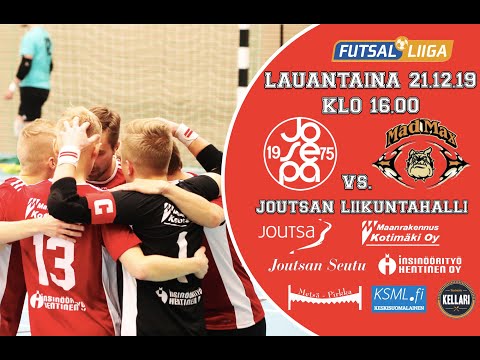 Maalikooste futsal-liigan ottelusta Josepa - Madmax 21.12.2019