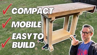 Small workshop? Tight budget? Here's a workbench for you!