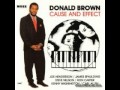 Donald Brown - Cause & Effect