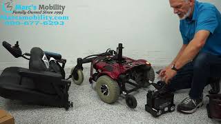 How to install Batteries in a Pride Mobility Jazzy 1103 Ultra