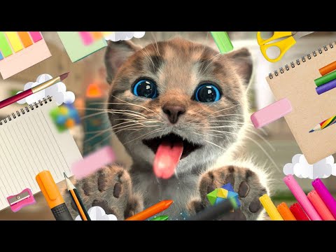 Little kitten my favorite cat - Best educational games for kids - YouTube