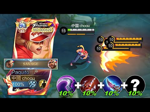 NEW PAQUITO 40% CD BUILD!! (unli savage) - MLBB