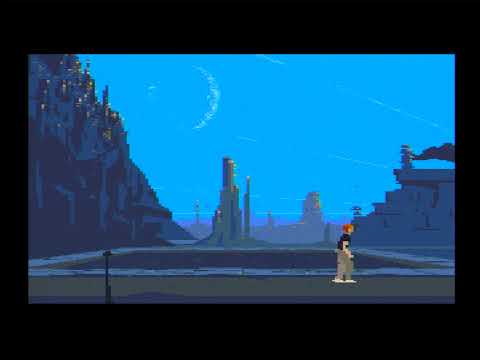 Another World port @ Atari 800XL + VBXE + Rapidus,