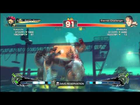 SSF4 AE2012: Kimorchi (Akuma) vs zRekkoha (Ryu)