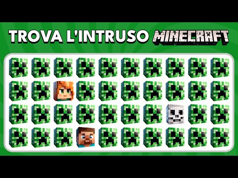 Trova l'Intruso…! Edizione Minecraft 🎲 🎮 | Ape Quiz