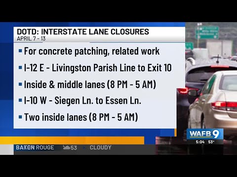 Ladotd Road Closures