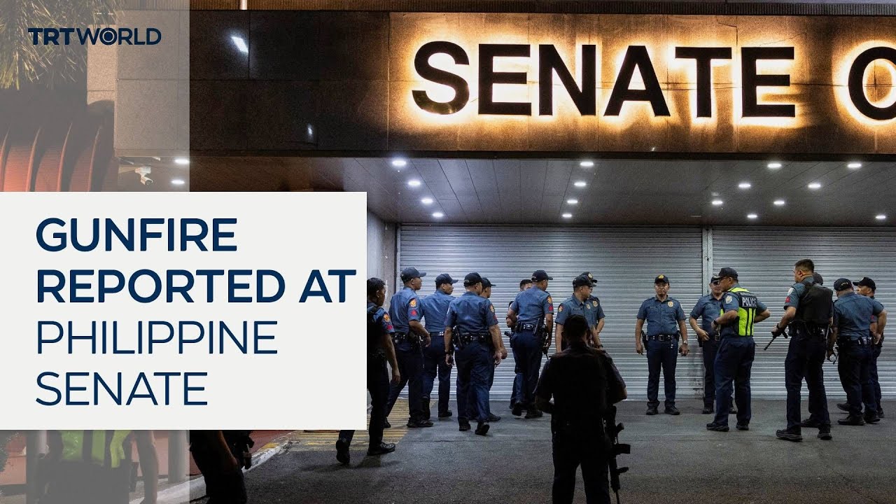 Gunfire reported at Philippine Senate during arrest attempt
