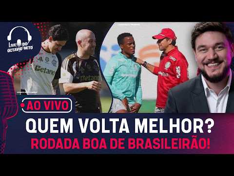 AO VIVO:PALMEIRAS E FLAMENGO EM CAMPO; SÃO PAULO COM DIFICULDADES; SANTOS ATROPELA MESMO SEM NEYMAR