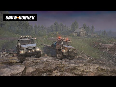 Snowrunner Walkthrough Part 37 in Co-op I Flip Simulator with Logitech G29 [1440p 60FPS]