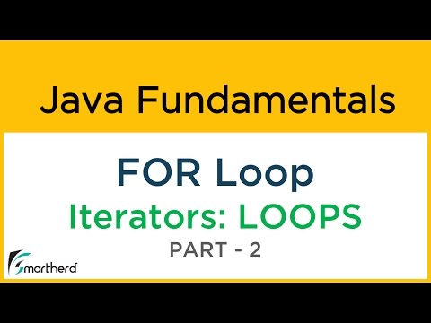 Java FOR LOOP as Iterator with example Java tutorial for beginners 5 2