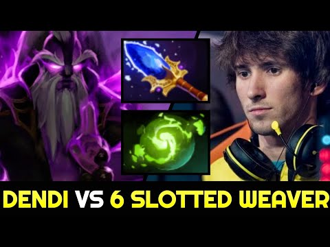 DENDI Intense Game vs 6 Slotted Weaver — Refresher Build Void Spirit 7.28 Dota 2