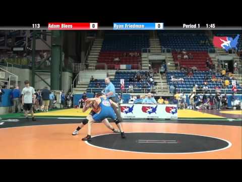 Fargo 2012 113 Round 2: Adam Blees (North Dakota) vs. Ryan Friedman (Maryland)
