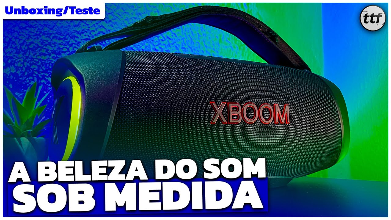 Miniatura da avaliação em vídeo de Caixa de Som Bluetooth Portátil LG XBOOM XG8T