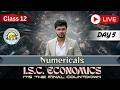 Numercials Revision ISC Economics Class 12 Boards 2026