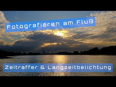 Fotografieren am Fluß - timelapse und Langzeitbelichtung am Rhein-Landschaftsfotografie on location