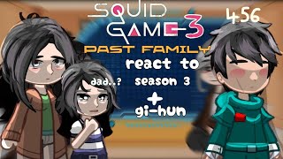 Gi-hun's past family react to him / squid game react to season 3 /gacha react / credits in descript/