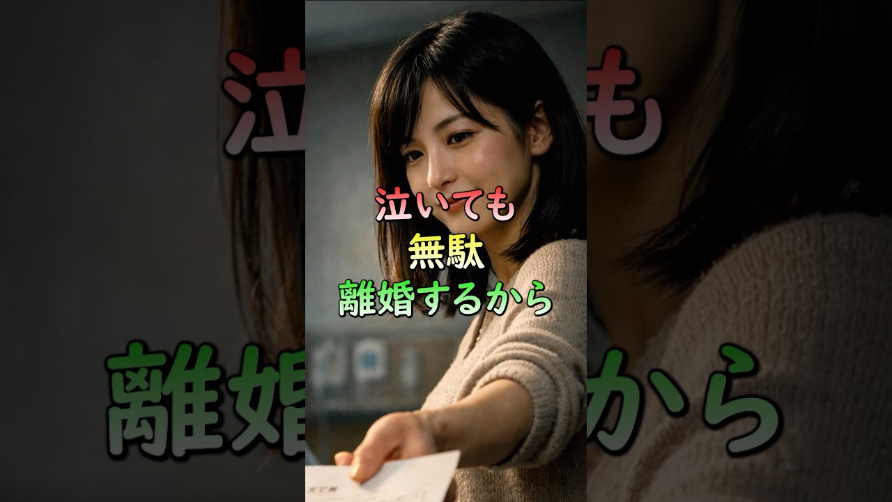 『泣いても無駄。離婚するから』2年後、すべてを失った不倫夫に同じ言葉を返した結果