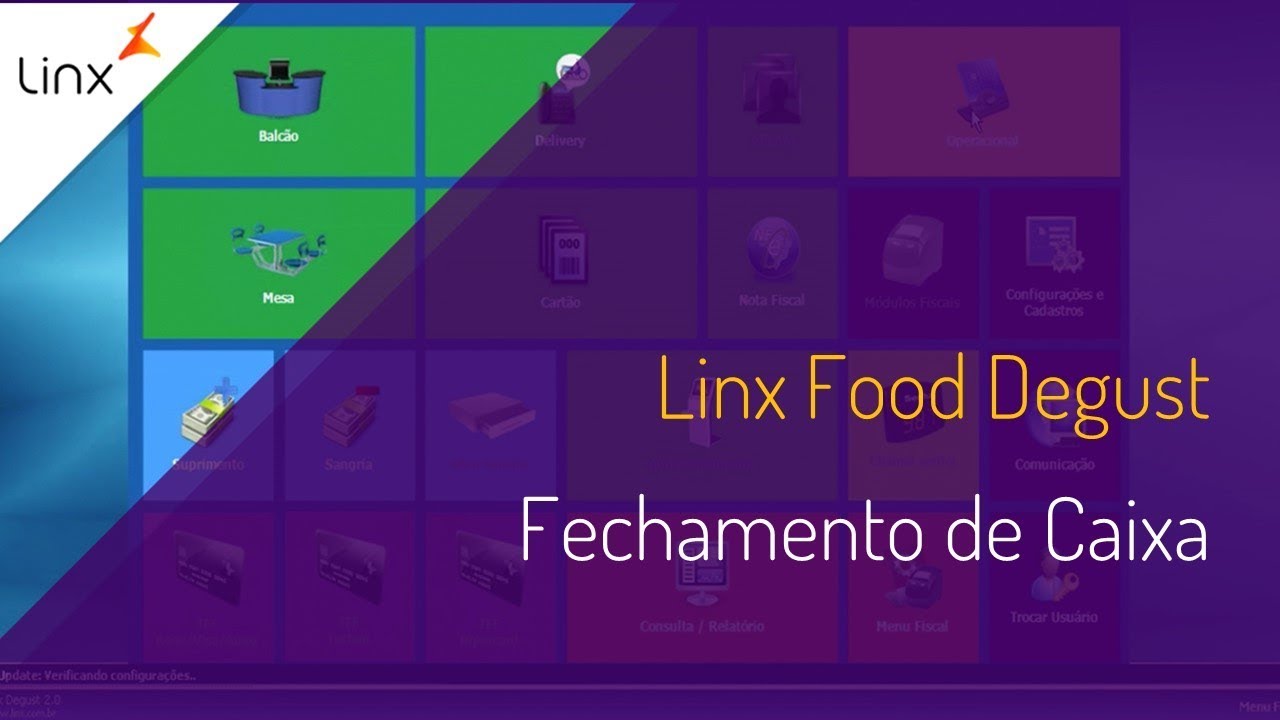Linx Degust - Fechamento de Caixa