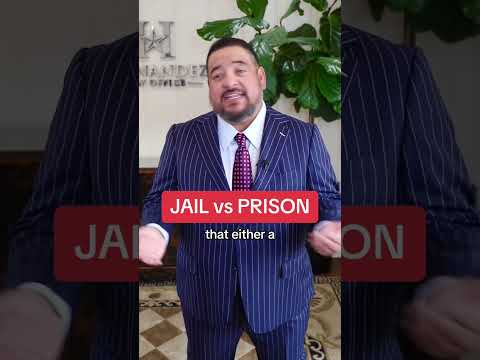 What is the difference between jail and prison? #Texas #viral #lawyer #jail #prison #police #cops