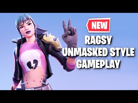 *NEW* UNMASKED RAGSY SKIN GAMEPLAY - FORTNITE (RAGSY BARE STYLE)